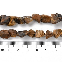 Сырой грубый натуральный тигр глаз бисер прядь G-B065-C05