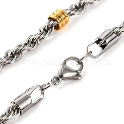 Ожерелья из нержавеющей стали 304 для женщин NJEW-G140-15GP