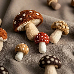 18 шт. 6-х цветная шерстяная ровница своими руками&nbsp;DIY-SP0005-70A