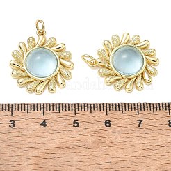 Pendentifs en laiton et résine plaqués sur support&nbsp;RE-CBA1E6B-17B-G