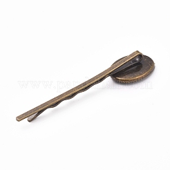 Железные фурнитуры шпильки Bobby Pin&nbsp;IFIN-WH0051-93E-01