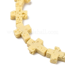 Синтетические бусины из лавы G-B087-01A-01