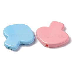 Запекание окрашенных непрозрачных акриловых бусин MACR-F080-18