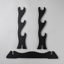 3-stufiger Schwert-Katana-Halter aus MDF-Platte&nbsp;ODIS-WH0030-219B