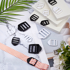 100 шт. 6 стиля помпонов пластиковых лестничных застежек-слайдеров&nbsp;FIND-FH0016-64