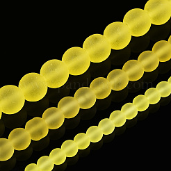Fili di perline do vetro trasparente&nbsp;GLAA-T032-T4mm-MD12