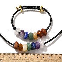 Браслеты и ожерелья из натуральных драгоценных камней rondelle chakra G-P561-01G-01