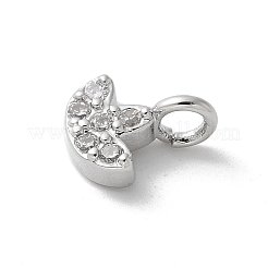 Латунные микро проложить кубического циркония подвески KK-P292-02P