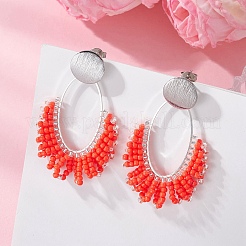 Латунные болтающиеся серьги&nbsp;EJEW-MZ00696