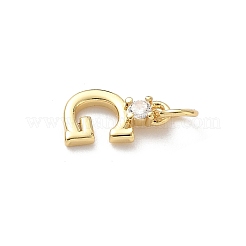 Латунные подвески из прозрачного кубического циркония KK-A273-01G-G