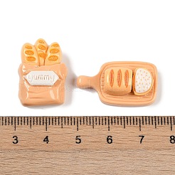 Непрозрачная смола завтрак декоден кабошоны CRES-M036-04