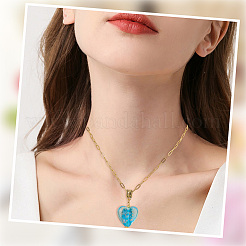 30 шт. 5-х цветные светящиеся бусины ручной работы из золотистого песка в технике лэмпворк FOIL-PA0001-03