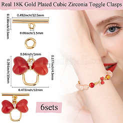 6 шт. застежки-тоггл из смолы&nbsp;KK-BBC0018-90