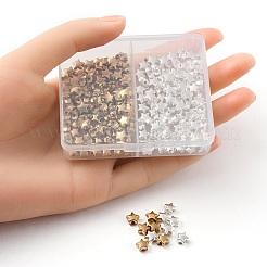 200шт 2 цвета пластиковые бусины ccb CCB-YW0001-13