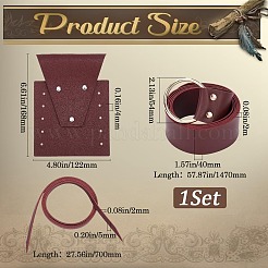 Ножны для ножей и мечей из искусственной кожи&nbsp;AJEW-WH20001-90B-02