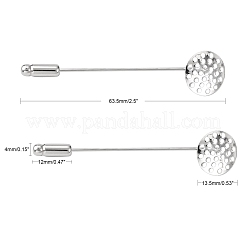 Платиновый контактный назад для броши&nbsp;X-KK307-NF