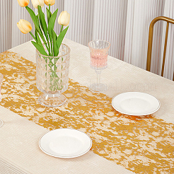 Скатерть из полиэстеровой сетки с золотой фольгой AJEW-WH0348-474