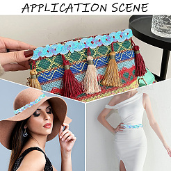 Бусины-пайетки из полиэстера OCOR-WH20004-06H