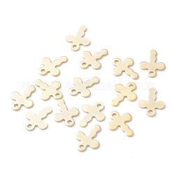 Маленькие подвески-крестики из нержавеющей стали 304&nbsp;STAS-H149-07G