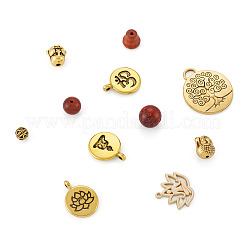 Kit fai da te per la creazione di braccialetti con perline di mala&nbsp;DIY-TA0004-17