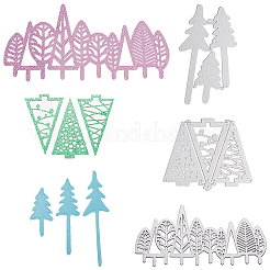 Weihnachtsbaum Rahmen Kohlenstoffstahl Stanzformen Schablonen&nbsp;DIY-CP0001-06