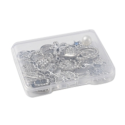 20шт 20 стиля подвески из сплава с кристаллами и стразами FIND-YW0003-07