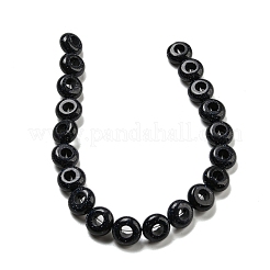 Sintetici blu Goldstone fili di perline&nbsp;G-P536-A18-01