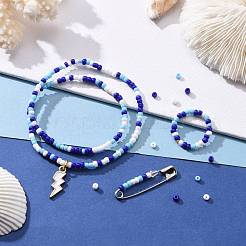 6500шт 300г 3 цвета стеклянный бисер&nbsp;SEED-LS0001-03