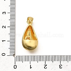 Стойки обшивки латунь микро проложить Циркон подвеску KK-L226-102G-Q