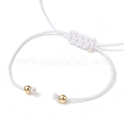 Bracciali regolabili con perline intrecciate per donna&nbsp;BJEW-JB11164-02
