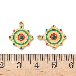 Подвески из нержавеющей стали 304 с эмалью&nbsp;STAS-I351-19G