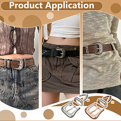 2 сумка 2 цвета пряжки из сплава AJEW-BC0009-25