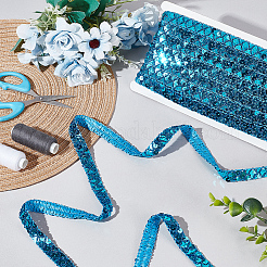 13м полиэстеровые ленты с пайетками OCOR-WH0078-282B