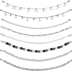 8 шт. 8 стиля акриловых бусин&nbsp;HJEW-SC0002-45