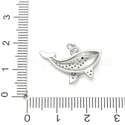 Pendenti in zirconi neri con micro pavè di ottone&nbsp;CU-CBA3F77-01P