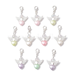 Подвеска в форме ангела из непрозрачного акрила&nbsp;HJEW-JM04528