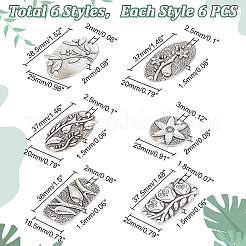 36 kit de accesorios para hacer joyas con pulseras de diy de 6 estilos&nbsp;FIND-PH0007-56