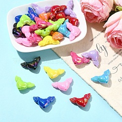 30 шт. Непрозрачные акриловые бусины&nbsp;OACR-YW0003-45