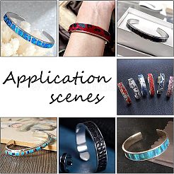 1 шт. браслеты из нержавеющей стали 304 с рифлением FIND-UN0043-39M