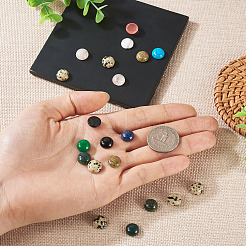 Кабошоны из натуральных и синтетических смешанных драгоценных камней&nbsp;G-TA0002-76B