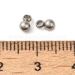 ステンレススチールチャーム201個  ボールチャーム  ステンレス鋼色  5.5x3mm  穴：1.2mm&nbsp;STAS-A093-02A-P-1