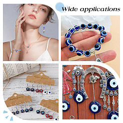 60шт 5 цвета ручной работы сглаз бусины лэмпворк&nbsp;LAMP-NB0002-19