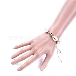 Регулируемые браслеты из бусин с вощеным хлопковым шнуром&nbsp;LS-X-BJEW-JB05121-02