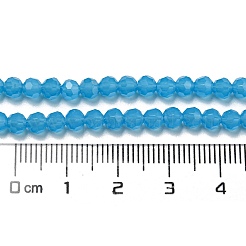 Ständer aus imitierten Jade-Glasperlen&nbsp;EGLA-A035-J4mm-D07