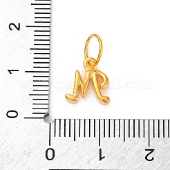 925 подвеска в виде буквы из стерлингового серебра с соединительными кольцами STER-R008-01G-M