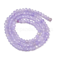 Fili di perle di giada bianca naturale tinte&nbsp;GG-CBAF9EE-A26-3x4mm