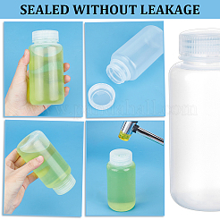 Пластиковая пустая многоразовая бутылка с широким горлом&nbsp;AJEW-WH0314-610B