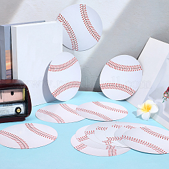 30 tarjeta de béisbol de papel para decoraciones de fiestas.&nbsp;AJEW-CP0010-48