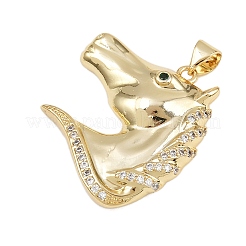 Латунные микро проложить кубического циркония подвески&nbsp;KK-C132-23G