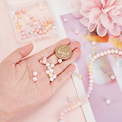 2 нити натуральных зеленых нефритовых бусин G-OC0004-30